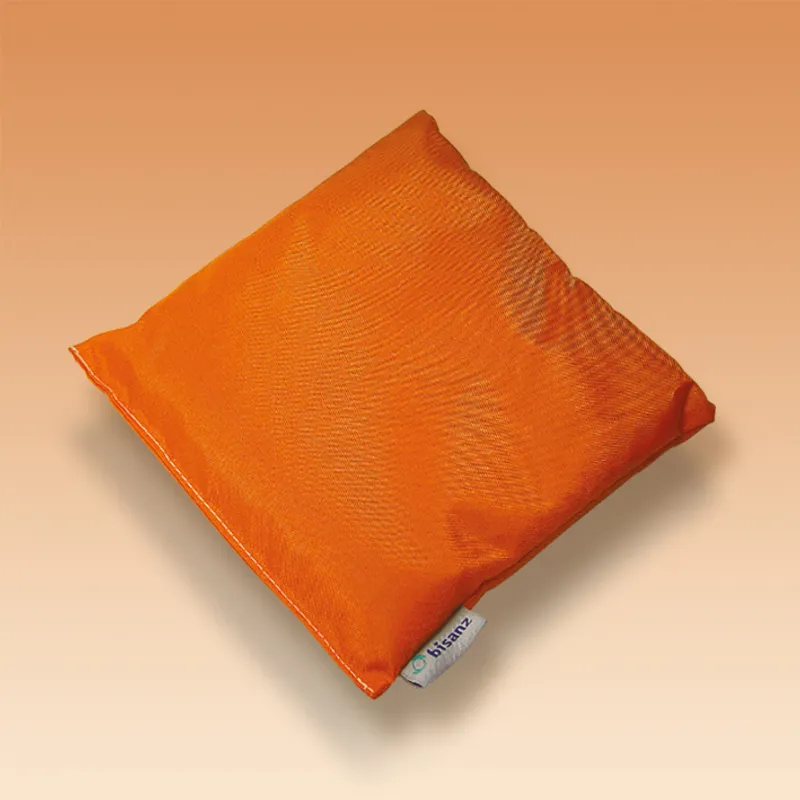 Kirschkernkissen mit Nylonbezug orange, 20 x 20 cm