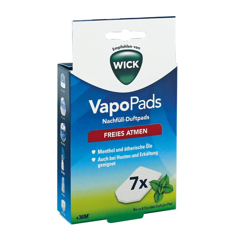 WICK VapoPads WH7V1, Menthol Nachfüll-Duftpads (7 Stck.)