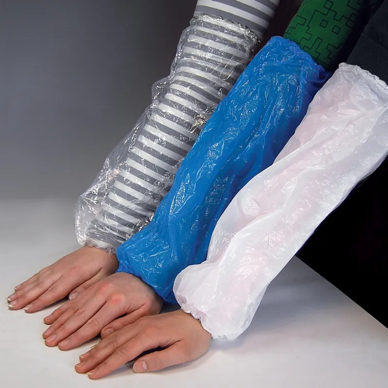 WiroPIPE PE Armschoner transparent, ca. 18 µm, ca. 20 x 40 cm (100 Stck.)