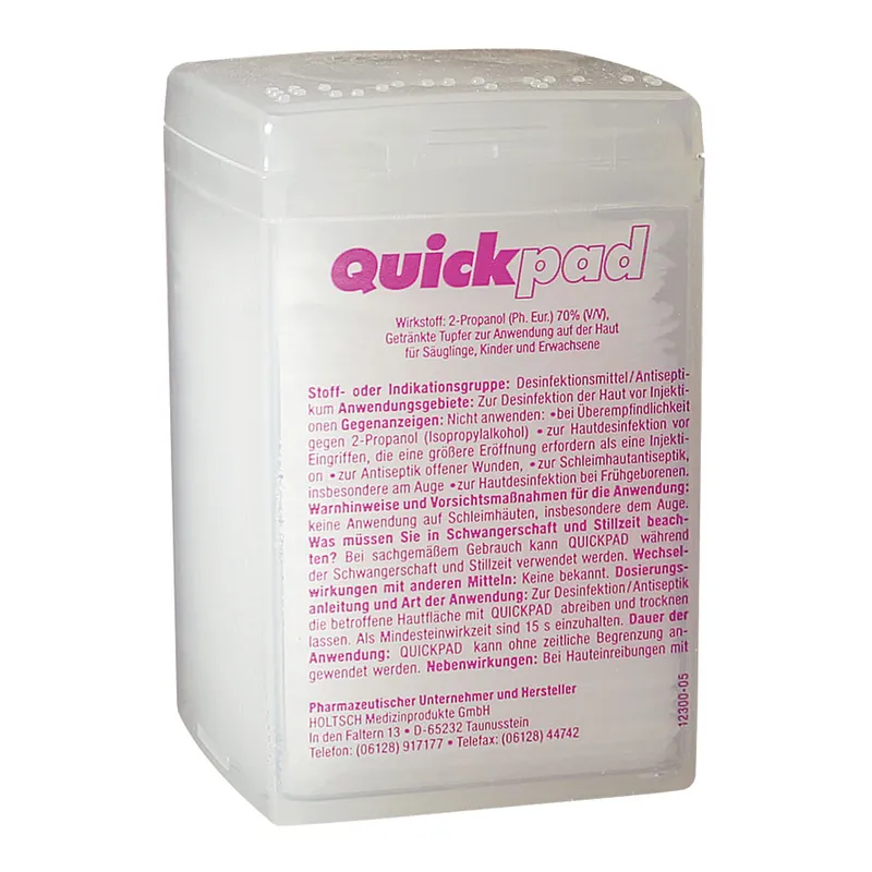 Quickpad Alkoholtupfer 44 x 44 mm, (150 Stck.)