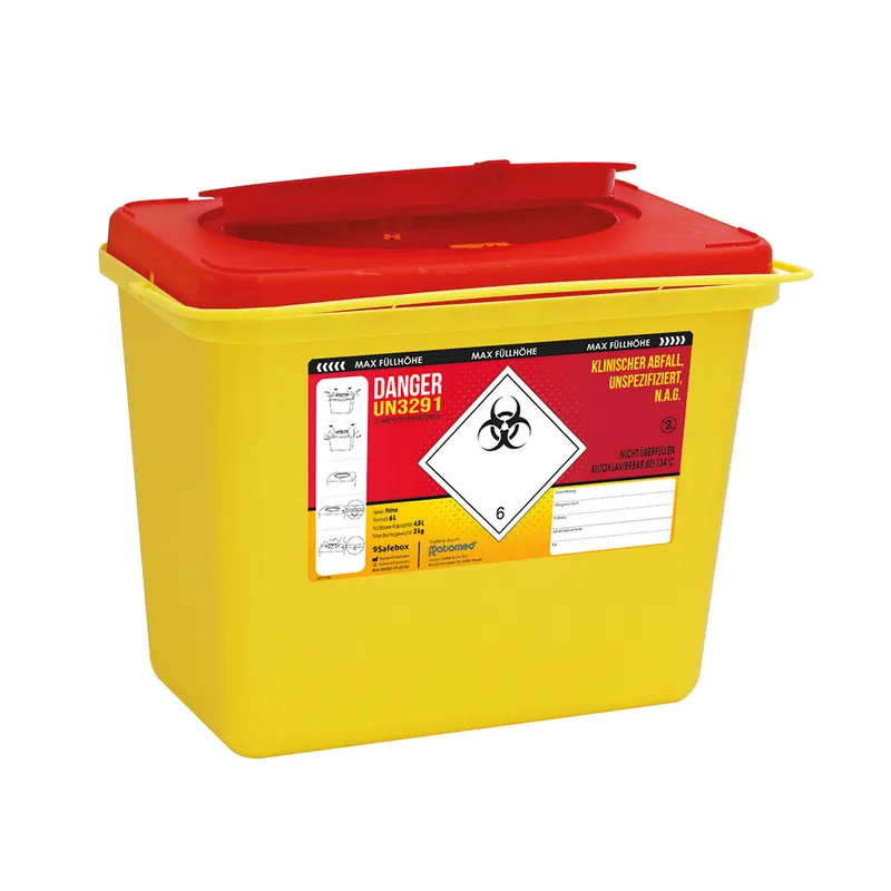 Kanülenabwurfbehälter ratiomed, Safe-Box 6,0 Ltr.