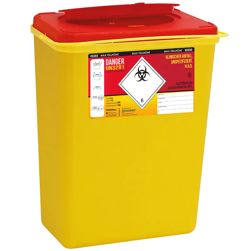 Kanülenabwurfbehälter ratiomed, Safe-Box 11,0 Ltr.