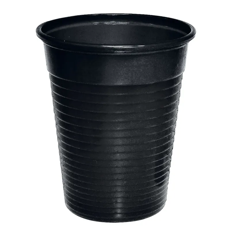 Mundspül- / Laborbecher 180 ml, schwarz (100 Stck.)