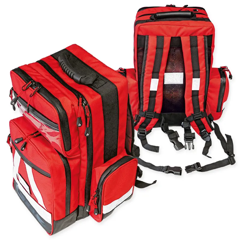 Notfallrucksack ''WasserStopp'' ratiomed, groß, rot, leer