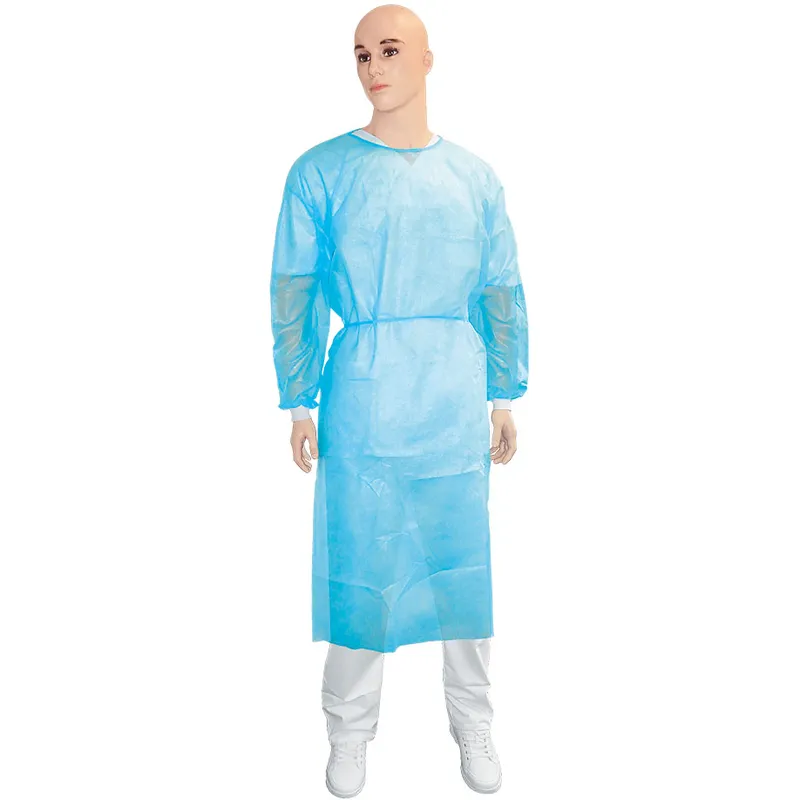 WiroREPEL KNIT PP+PE Kittel, mit Strickbündchen blau XL (10 Stck.)