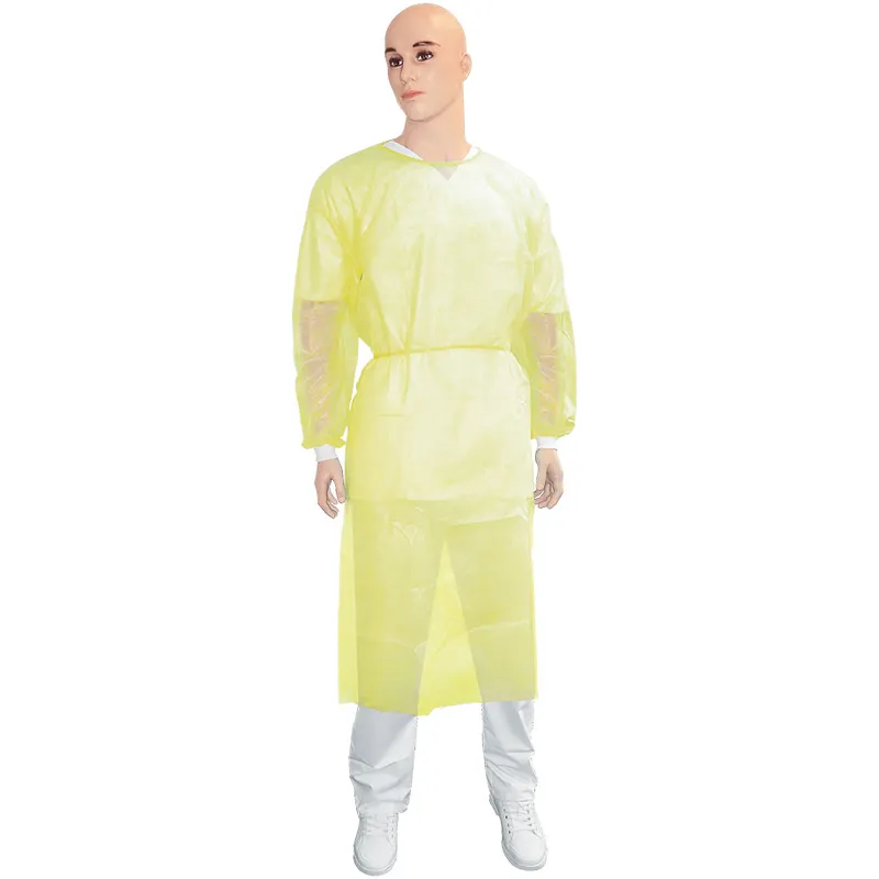 WiroREPEL KNIT PP+PE Kittel, mit Strickbündchen gelb XL (10 Stck.)