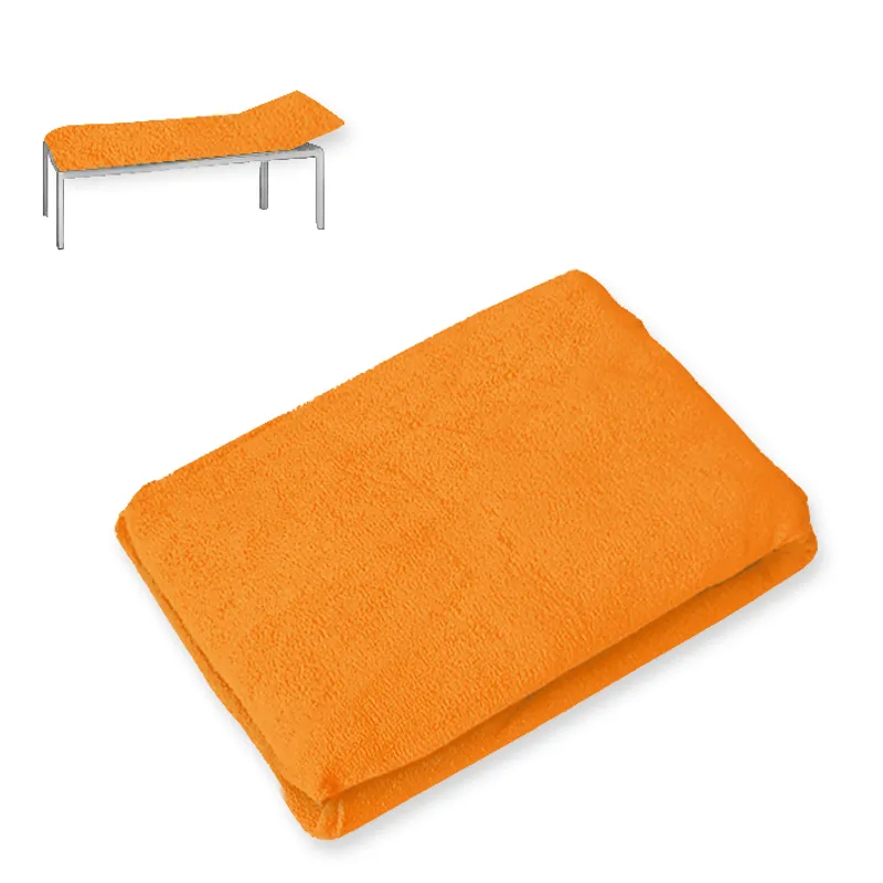 Liegenbezug Frottee orange, 65 x 195 cm