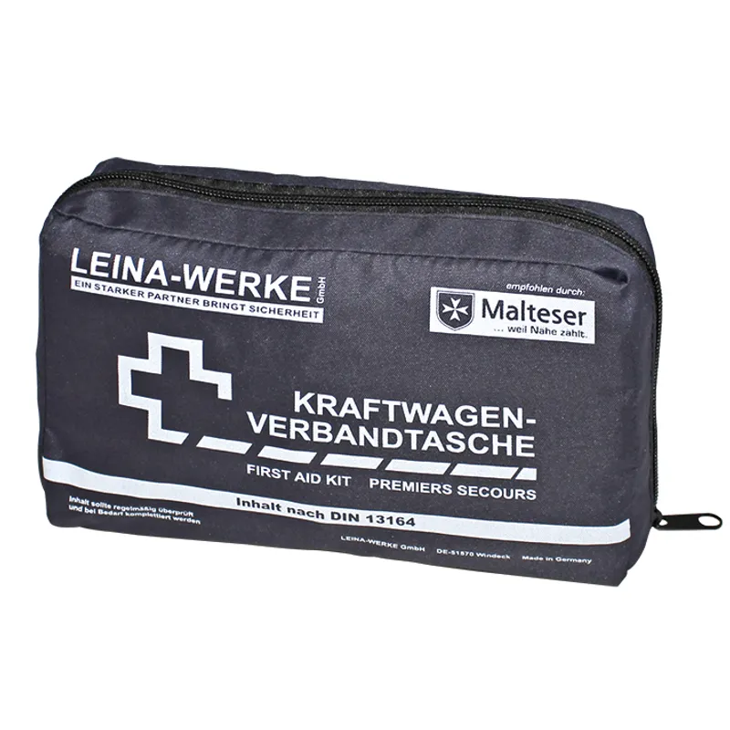 KFZ-Verbandtasche Compact blau, Inhalt nach DIN 13164:2022-02