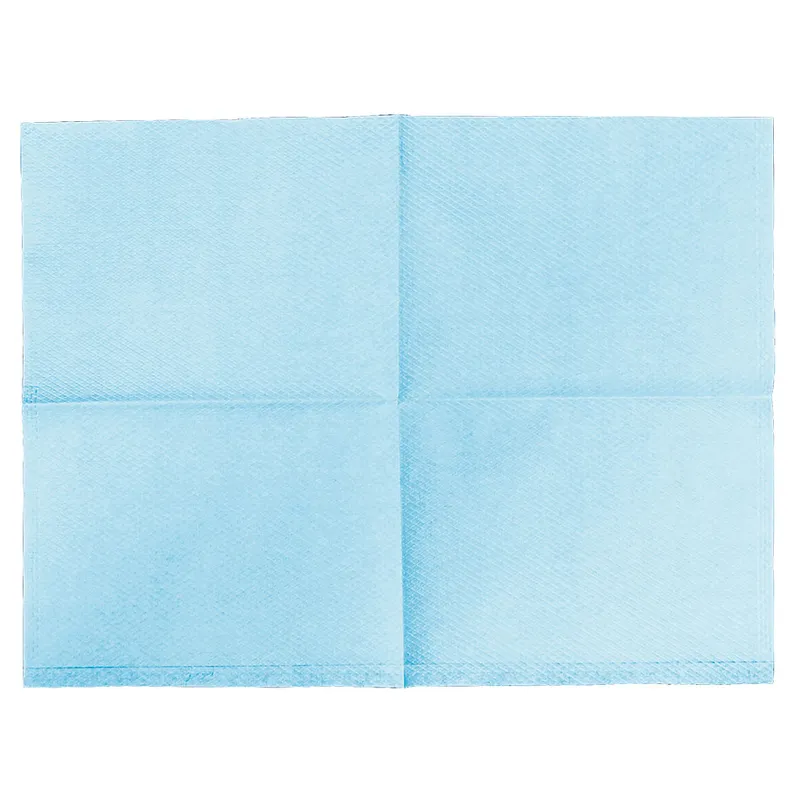 Kopfstützenschoner Tissue/PE, 25 x 33 cm, laguna blue (500 Stck.)