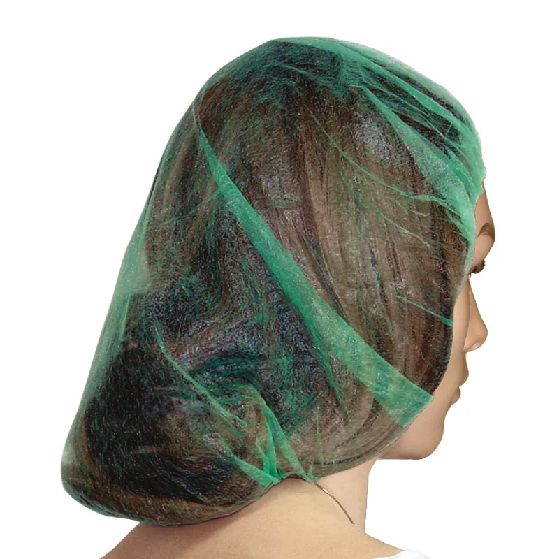 WiroBRACE Vlies-Hauben Barett, grün Ø 53 cm (100 Stck.)