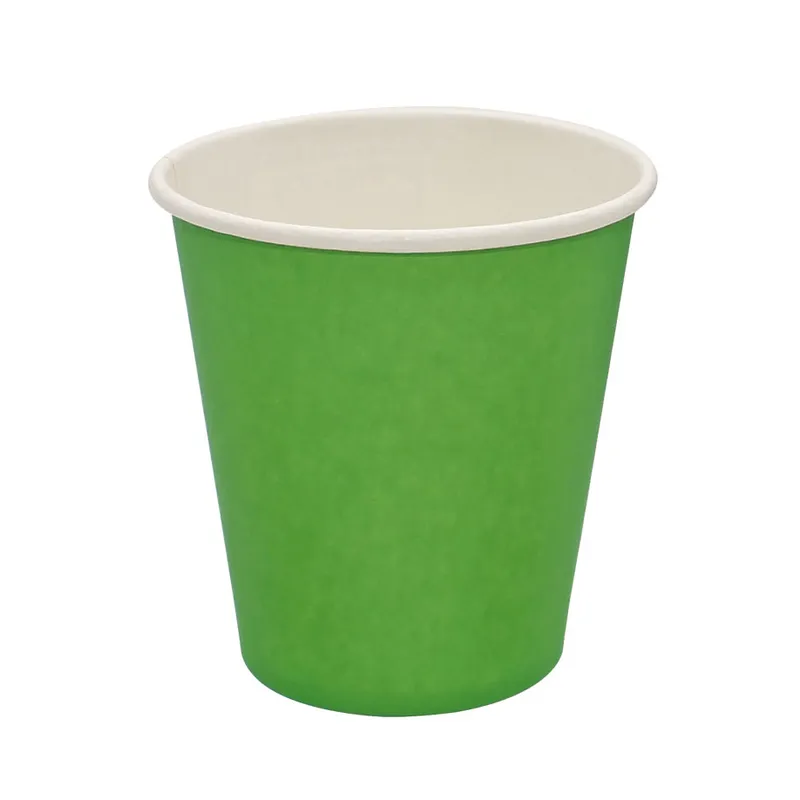 Trinkbecher aus Papier, 180 ml / 200 ml, Füllmenge, fresh green (50 Stck.)