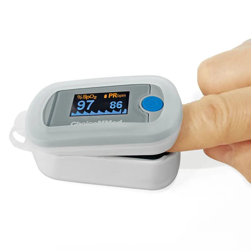 Fingerpulsoximeter mit zweifarbigem, OLED Display