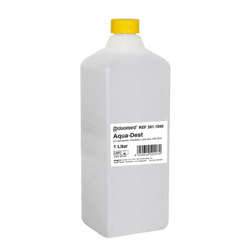 Aqua-Dest 1 Ltr. ratiomed Laborwasser