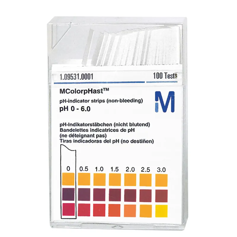 PH-Indikatorstäbchen nicht blutend, pH 0-6 Acilit (1x100 T.)