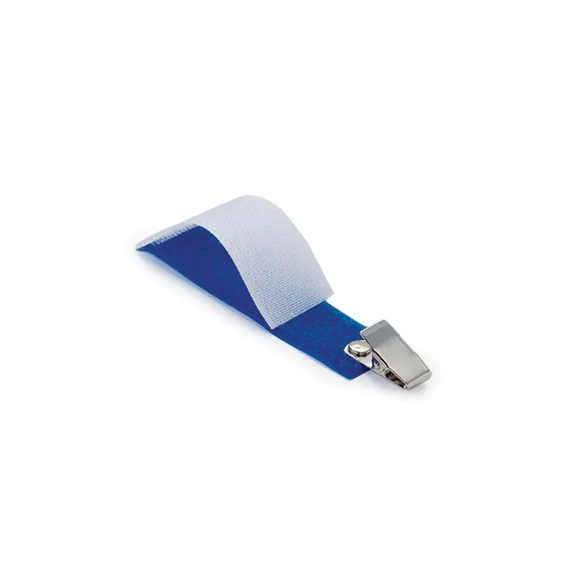 Universal-Schlauchhalter ratiomed OP-FIX, mit Clip weiß/blau, 9,5x2,5 cm (25 Stck)