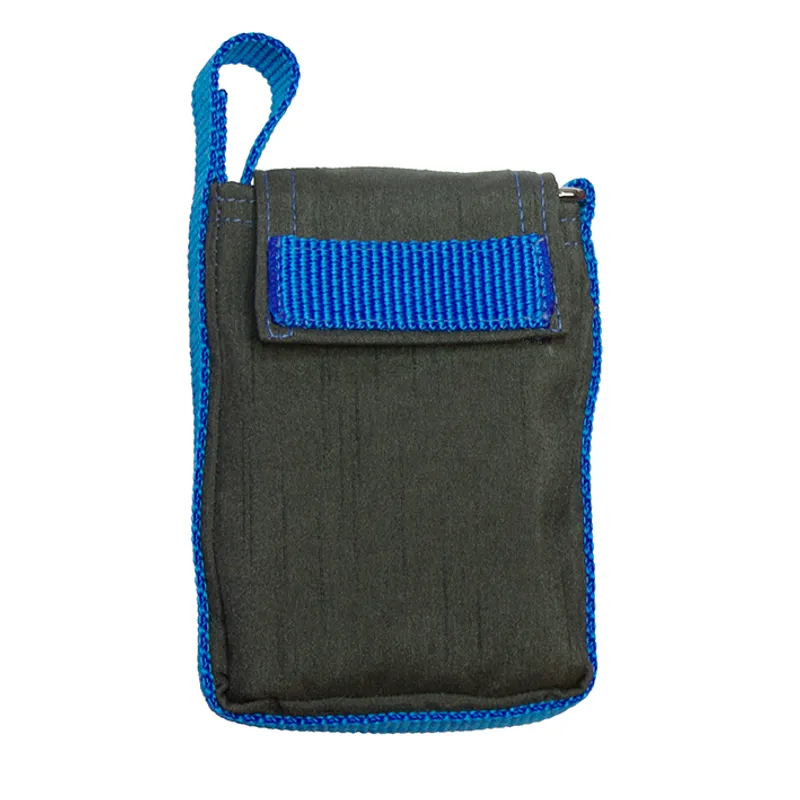 Tasche für Langzeitblutdruckmessgerät, schwarz/blau