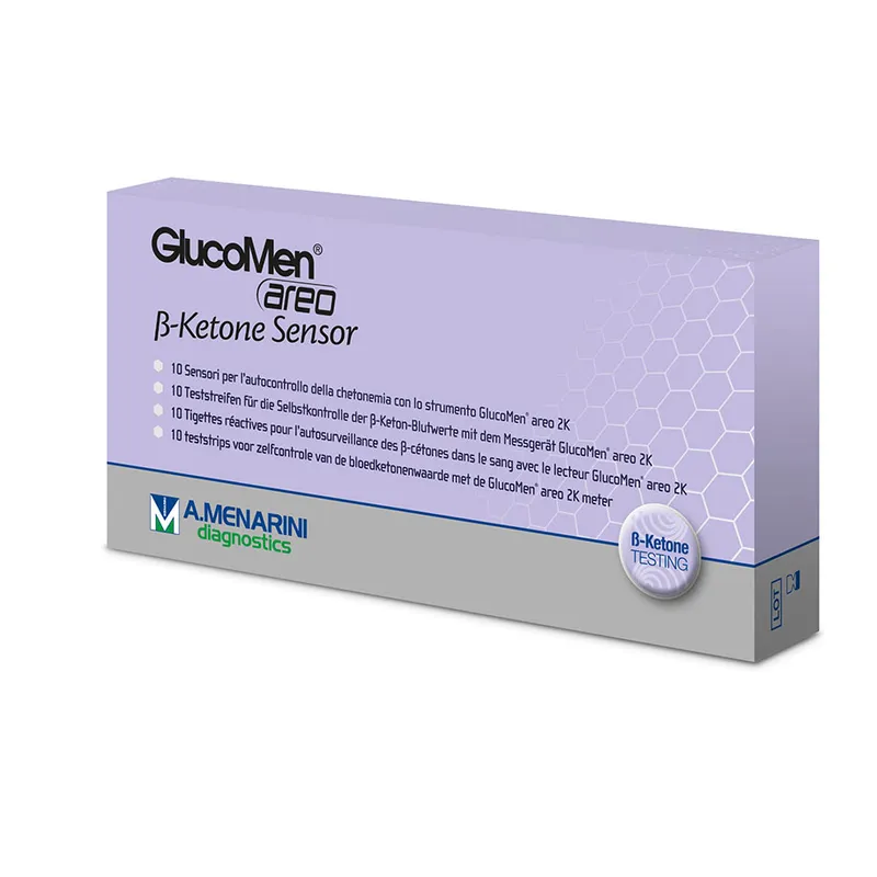 GlucoMen areo ß-Ketone Sensor, Teststreifen (10 T.)