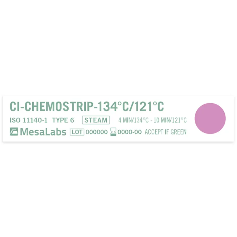 ChemoStrip 134°C/121°C, Dampf-Stufenindikator (250 Stck.)