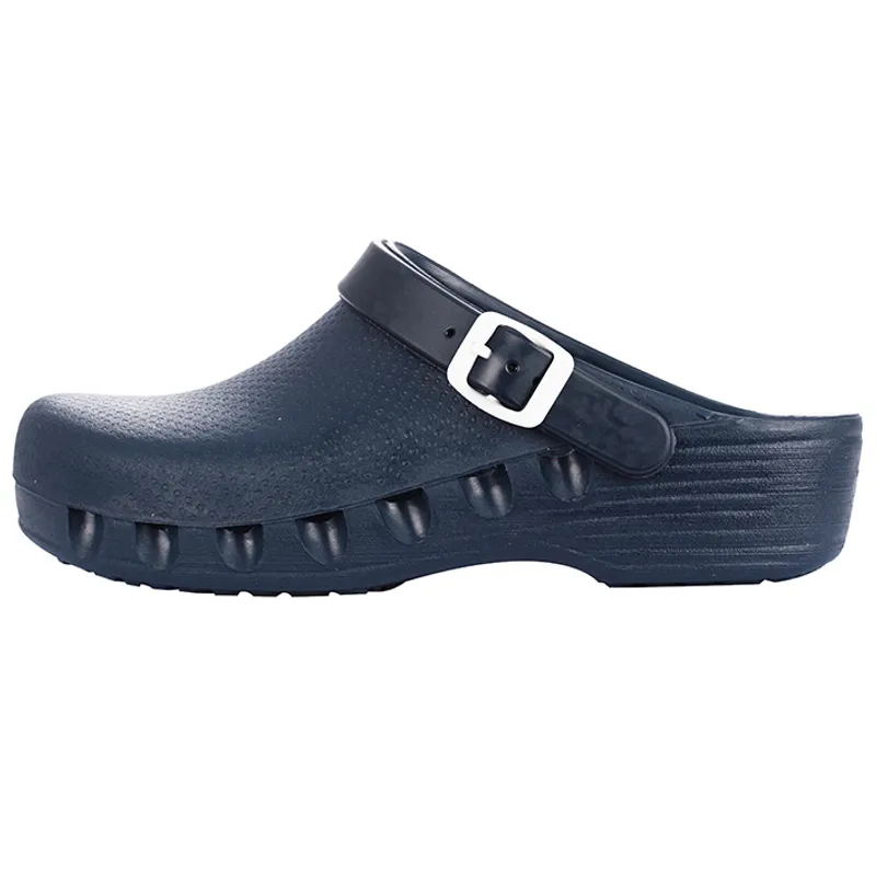 MediPlogs OP-Schuhe mit Fersenriemen, blau, Gr. 35