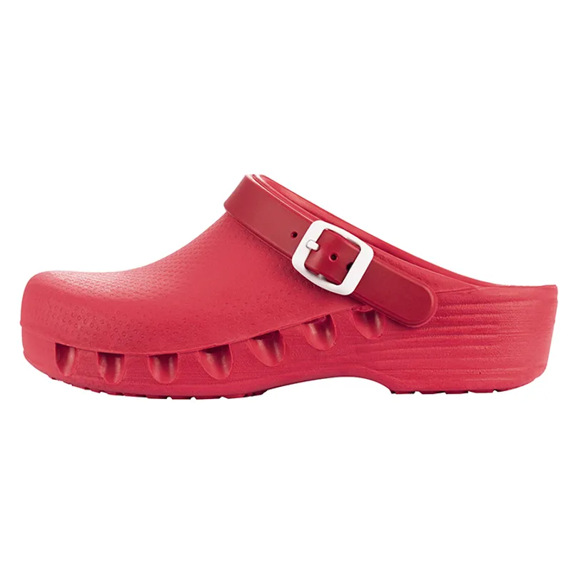 MediPlogs OP-Schuhe mit Fersenriemen, fuchsia, Gr. 35