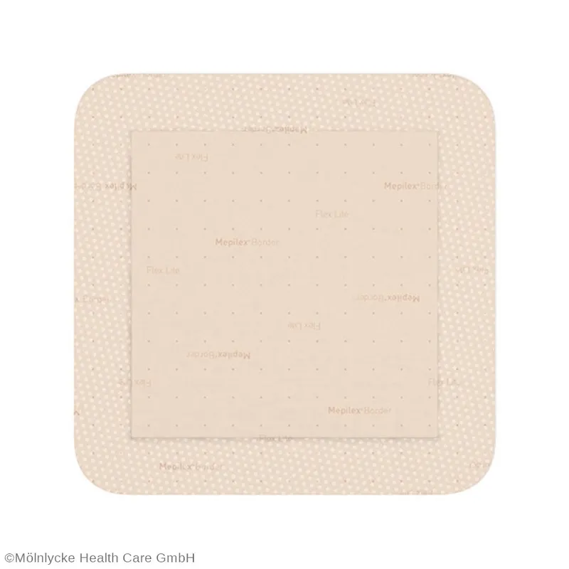 Mepilex Border Flex Lite Schaumverband, steril, 7,5 x 7,5 cm (5 Stck.)