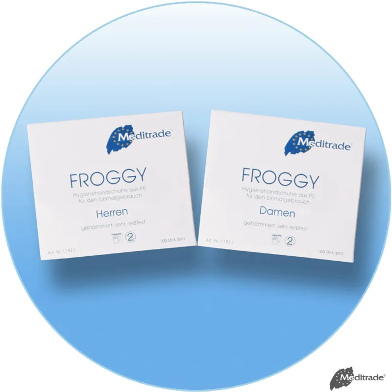 Froggy PE-Handschuhe, Damen, (100 Stck.)