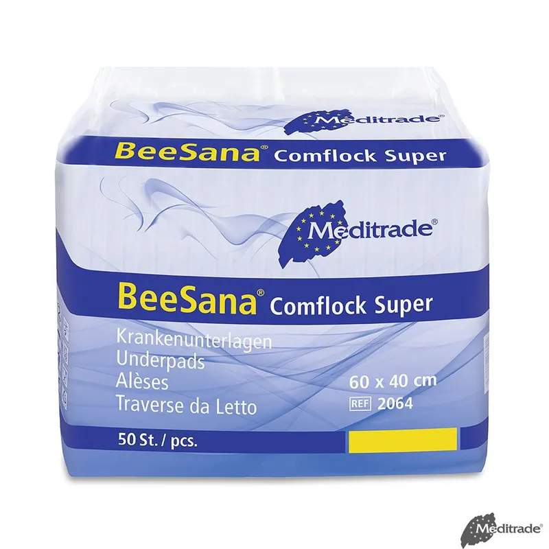 BeeSana Comflock Super Krankenunterlagen, 2-lagig, 40 x 60 cm (6 x 50 Stck.)