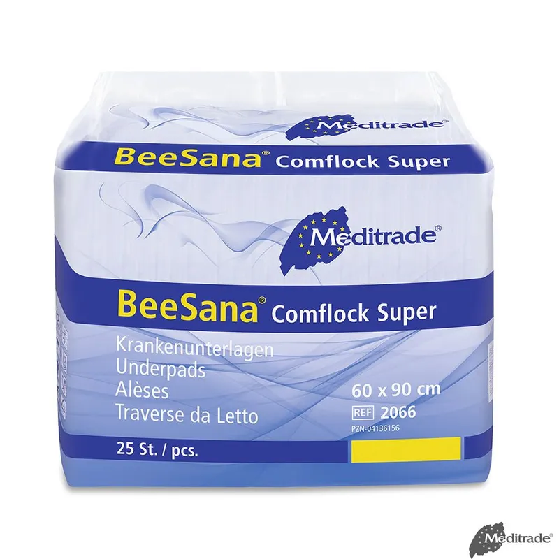 BeeSana Comflock Super Krankenunterlagen, 2-lagig, 60 x 90 cm (6 x 25 Stck.)