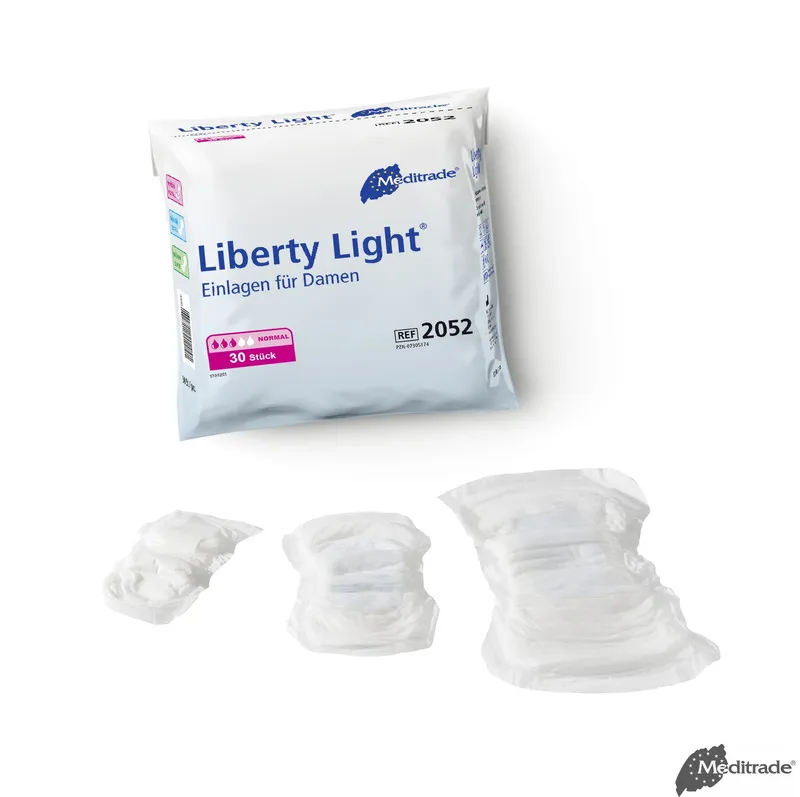 Liberty Light Normal Inkontinenzvorlagen, -voraussichtlich lieferbar ab Q2/2025-