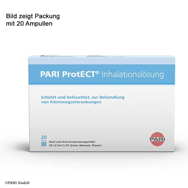 PARI Protect Inhalationslösung, (20 Ampullen à 2,5 ml)