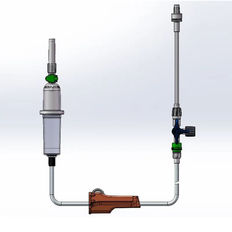 ProSet Intrafix Primeline RV DWH, 180 + 15 cm Schlauch, mit Dreiwegehahn