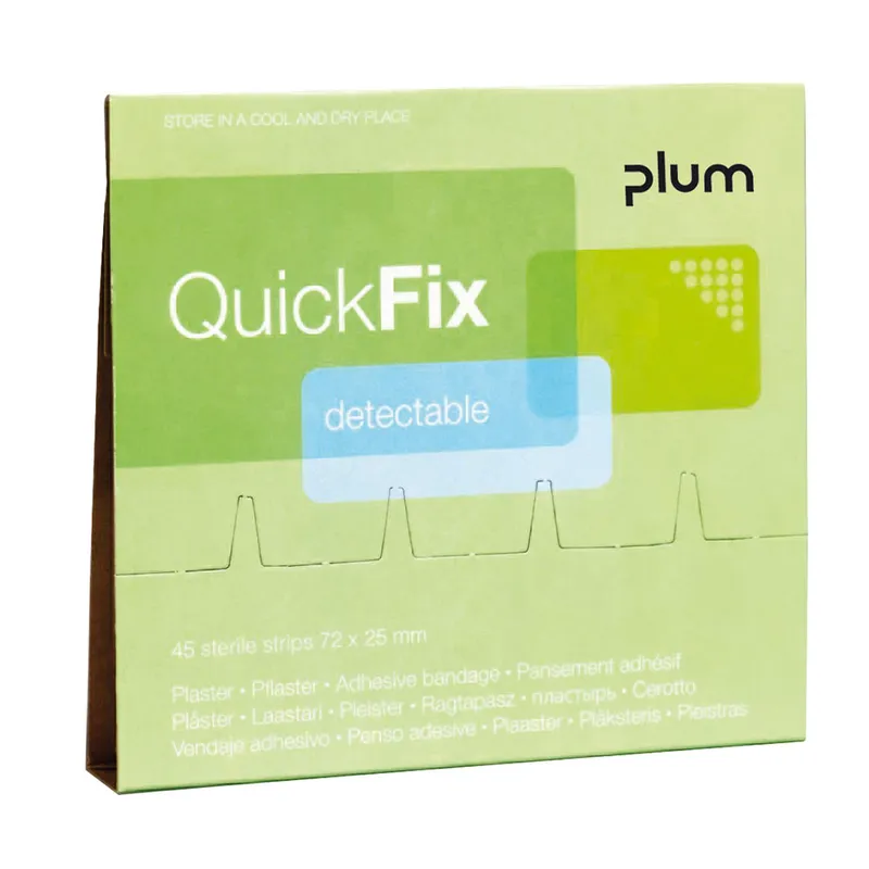 QuickFix Detectable Refill, Pflaster (45 Strips)