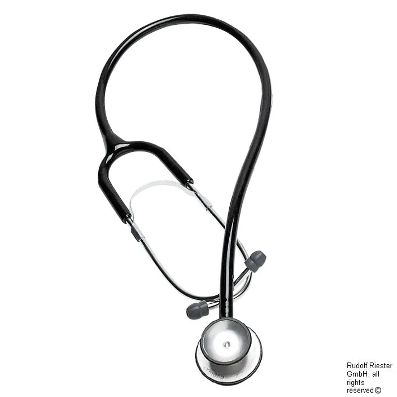 Duplex Stethoskop schwarz, aus Aluminium