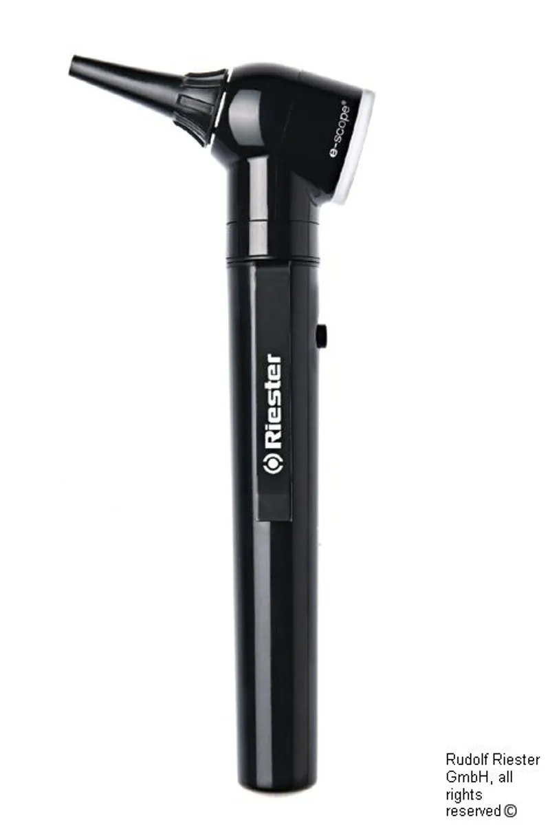E-scope F.O. Otoskop LED 3,7 V schwarz