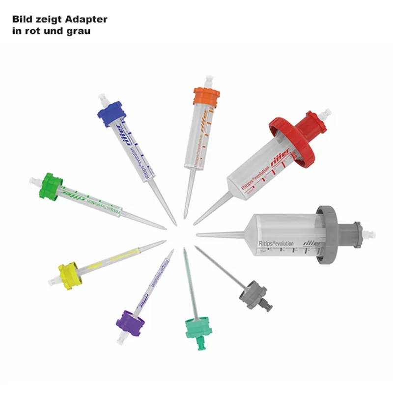 Ritips-Adapter 25 ml rot