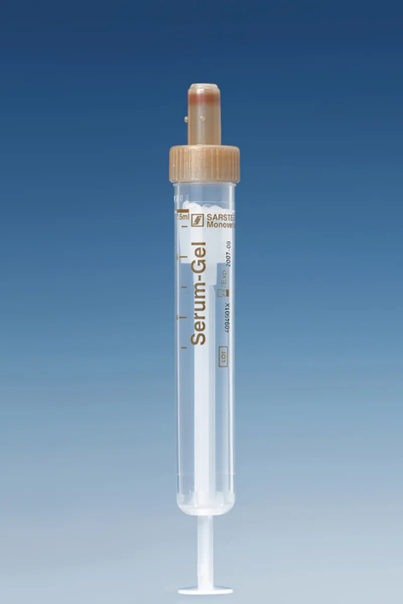 S-Monovetten 7,5 ml, 92 x 15 mm, Serum-Gel, steril (50 Stck.)