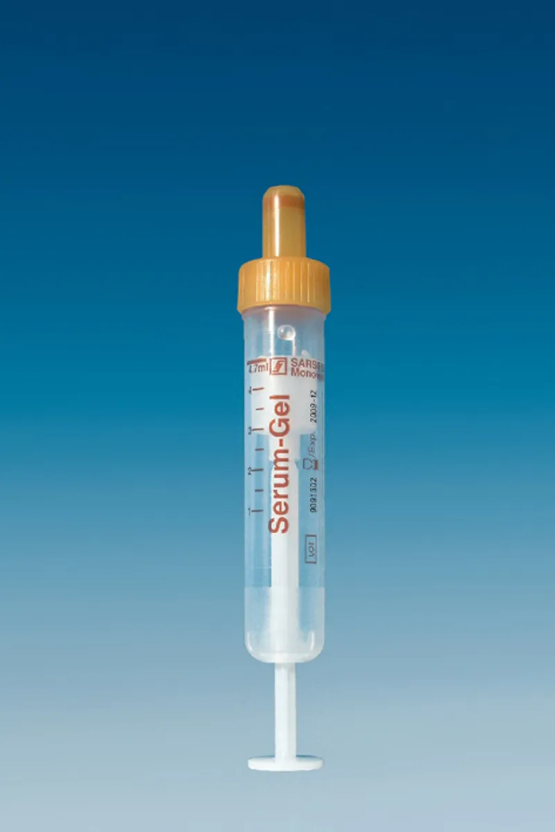 S-Monovetten 4,7 ml, 75 x 15 mm, Serum-Gel, steril (50 Stck.)