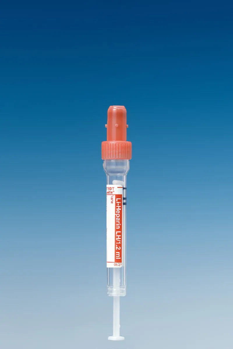 S-Monovetten 1,2 ml, 66 x 8 mm, Lithium-Heparin, steril (50 Stck.)