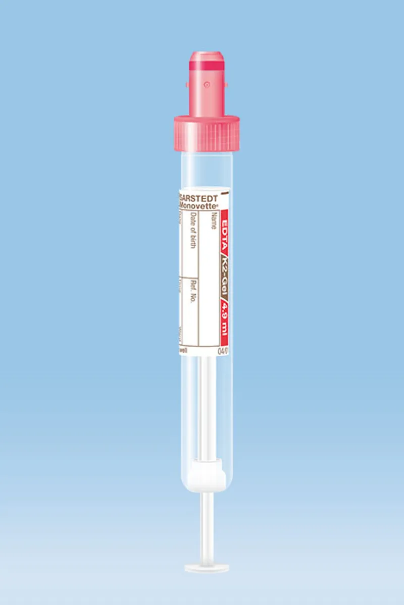 S-Monovetten 4,9 ml, 90 x 13 mm, K2 EDTA-Gel, steril (50 Stck.)