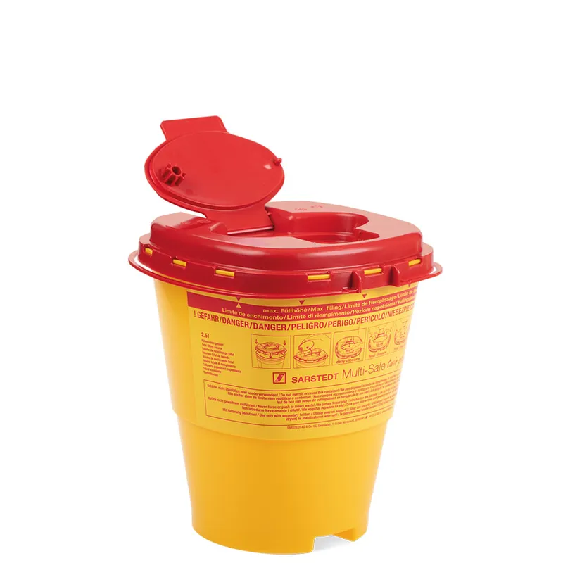 Kanülenabwurfbehälter 2,5 Ltr., Multi-Safe twin plus 2500