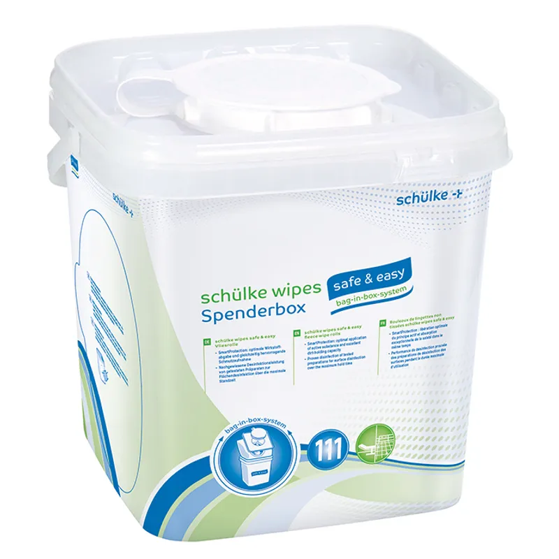 Schülke wipes safe & easy bag in box, system, Spenderbox,leer,ohne Innendeckel