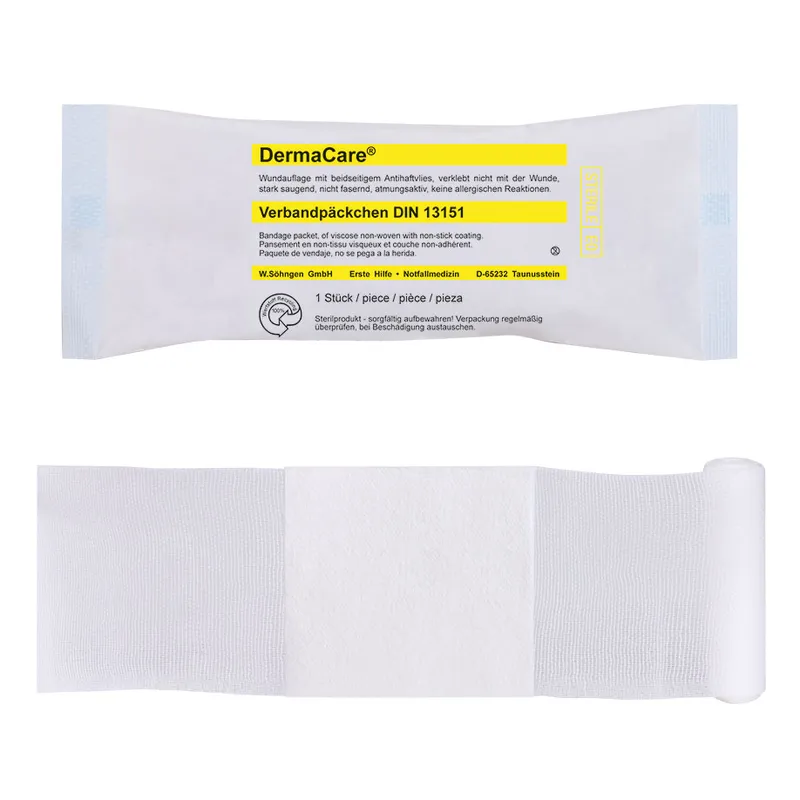 DermaCare Verbandpäckchen, DIN 13151 mittel, steril