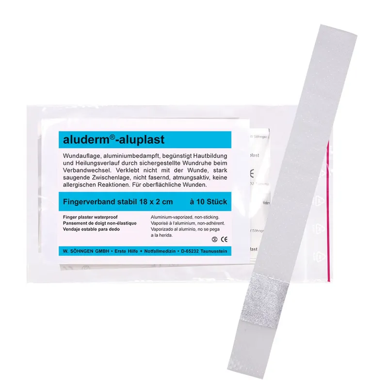 Aluderm-aluplast Fingerverband, stabil ca. 18 x 2 cm (10 Stck.)