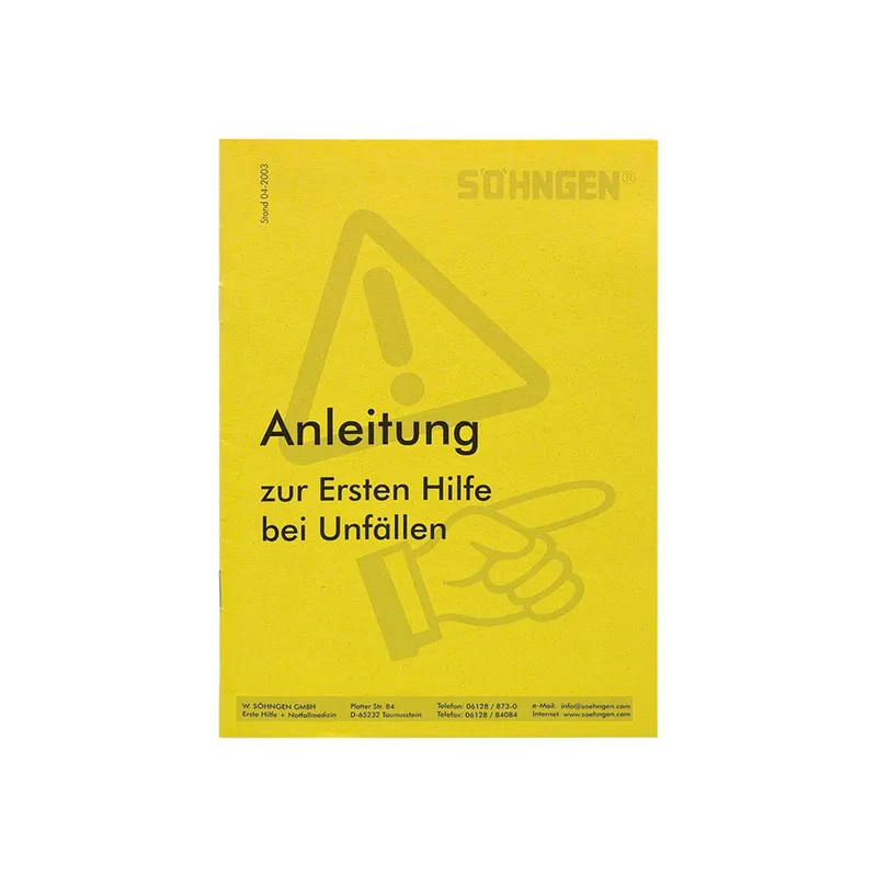 Anleitung zur Ersten Hilfe