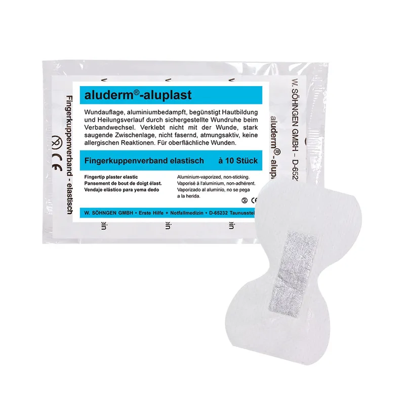 Aluderm-aluplast Fingerkuppenverband, elastisch ca. 4,3 x 7,2 cm (10 Stck.)