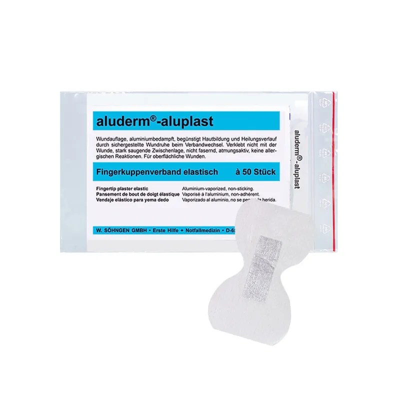 Aluderm-aluplast Fingerkuppenverband, elastisch ca. 4,3 x 7,2 cm (50 Stck.)