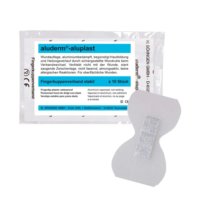 Aluderm-aluplast Fingerkuppenverband, stabil ca. 4,3 x 7,2 cm (10 Stck.)