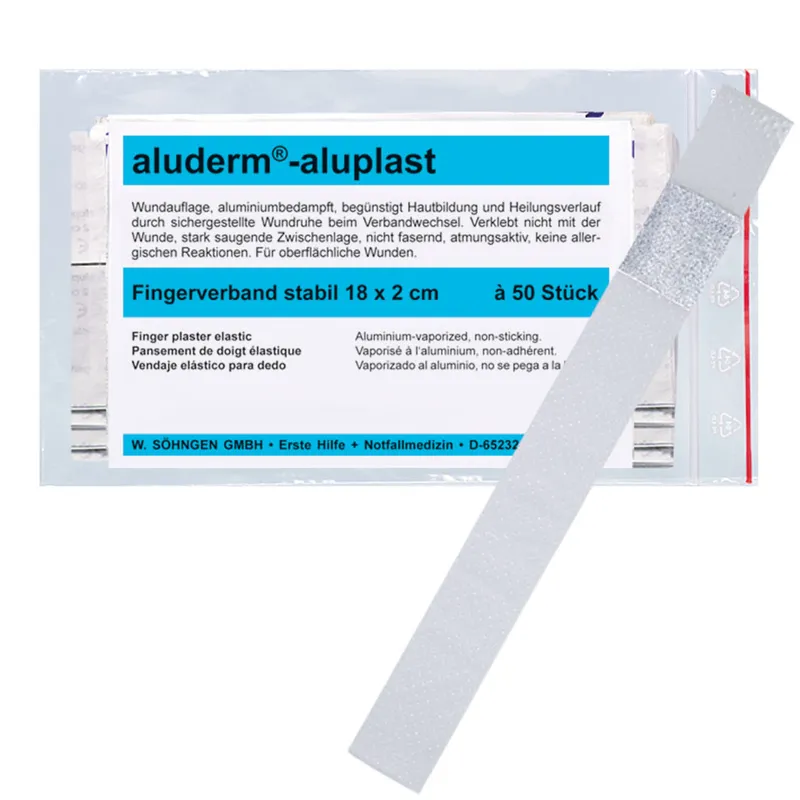 Aluderm-aluplast Fingerverband, stabil ca. 18 x 2 cm (50 Stck.)