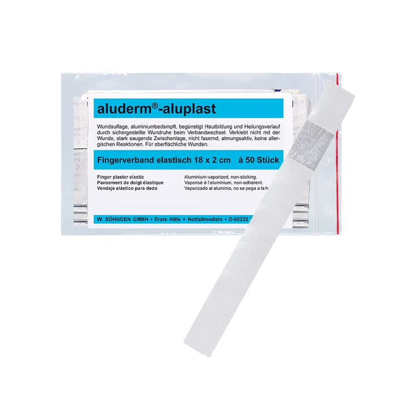 Aluderm-aluplast Fingerverband, elastisch ca. 18 x 2 cm (50 Stck.)