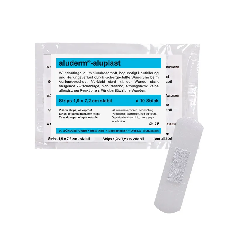 Aluderm-aluplast Strips, stabil ca. 1,9 x 7,2 cm (10 Stck.)